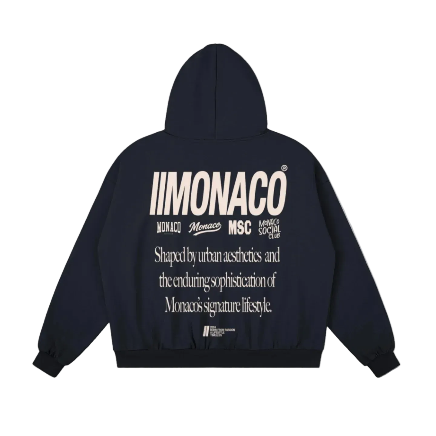 MONACO AESTHETIC HOODIE - ATHLEISURE SOFT IVORY