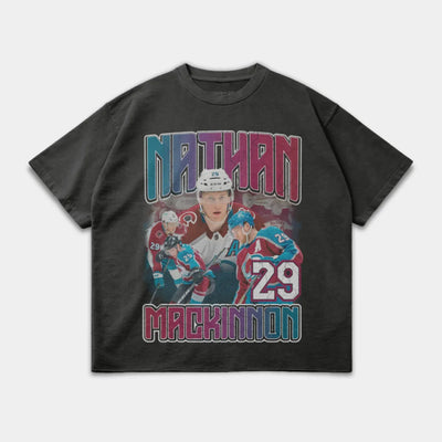 MACKINNON HOCKEY TEE - DARK GRAY