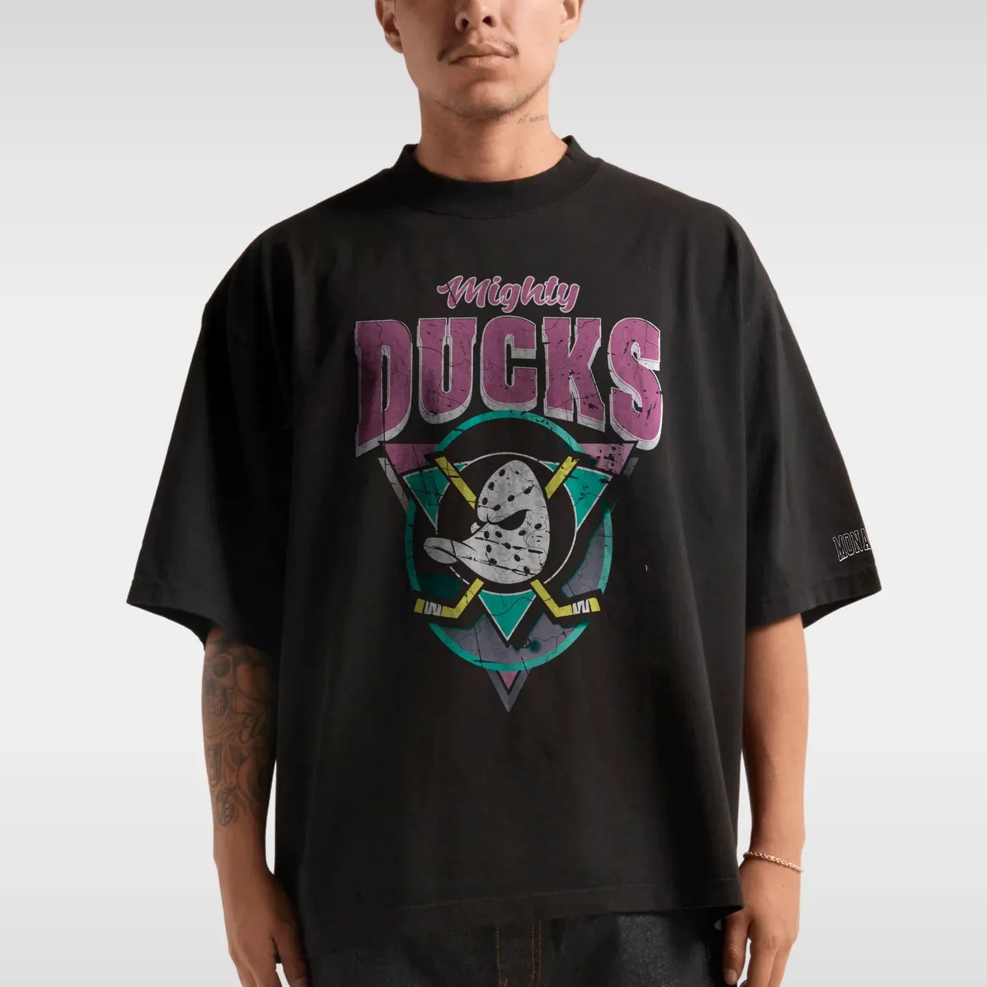 Anaheim Duck Vintage Tee - Black - Gen2