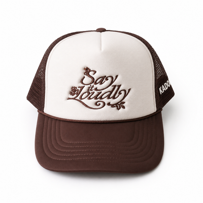 KANK - Say It Loudly Trucker Hat - Tan