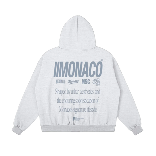 MONACO AESTHETIC HOODIE - ATHLEISURE GRAPHITE GRAY