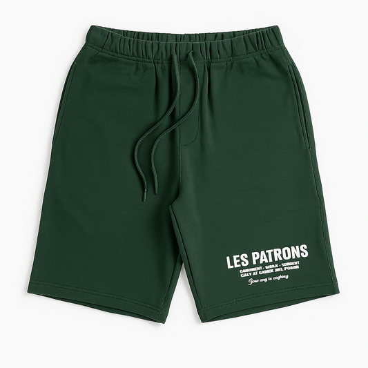 ''Les Patrons'' SweatShorts Green
