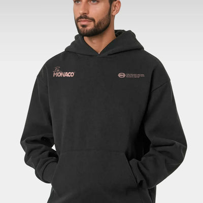 MONACO ICON HOODIE – GEN1 BLACK