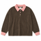 Daybreak Corduroy Polo - Cocoa/Pink
