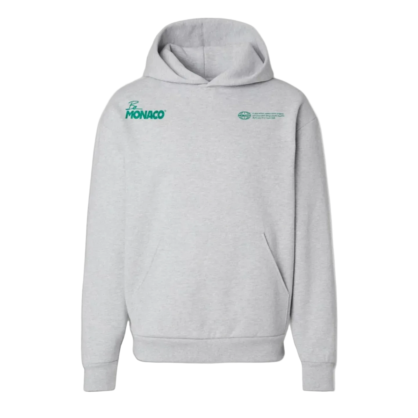 MONACO ICON HOODIE – GEN1  HEATHER GRAY