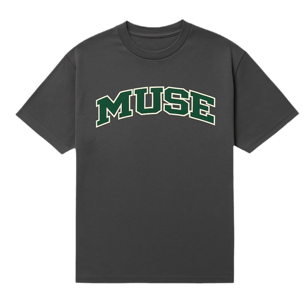 Muse Tee OG Patch logo gris vert