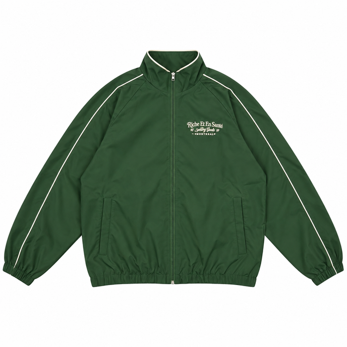 Green Athletic Sports Jacket