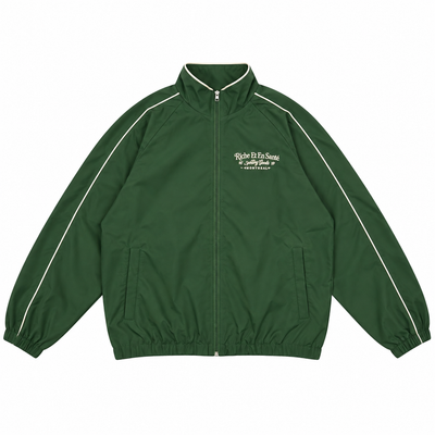 Green Athletic Sports Jacket