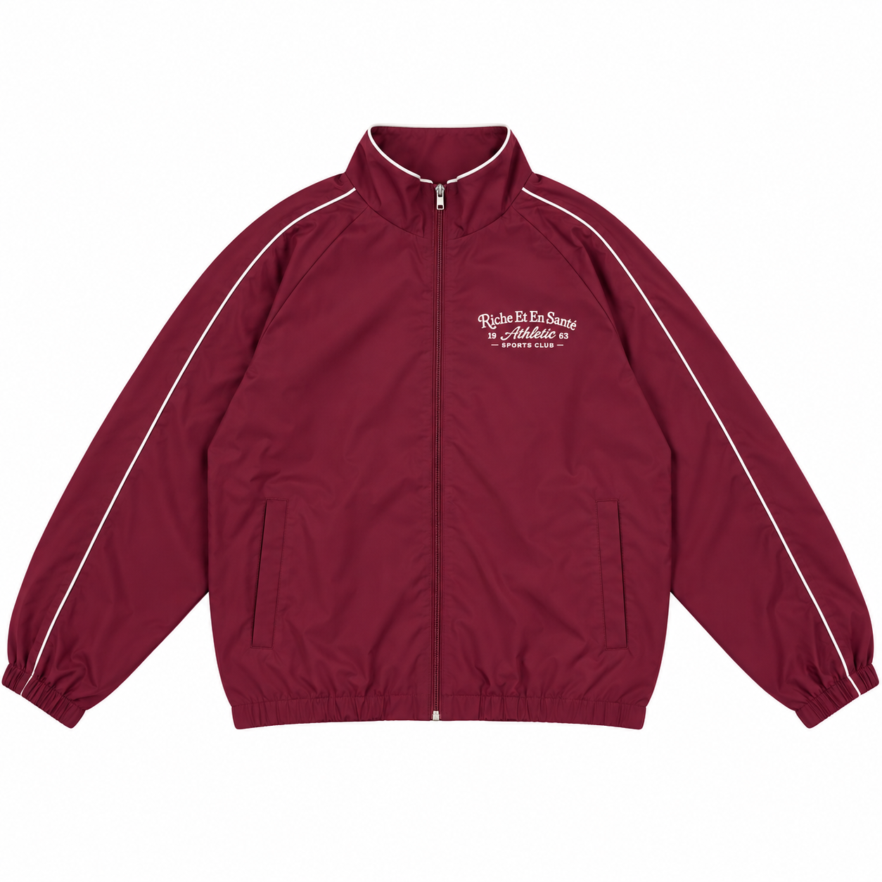 Burgundy Athletic Sports Jacket