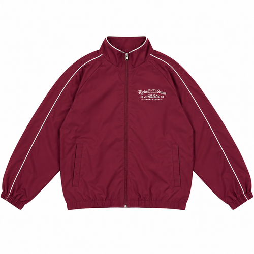 Burgundy Athletic Sports Jacket