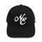 NE Black Embroidered Cap / Hat