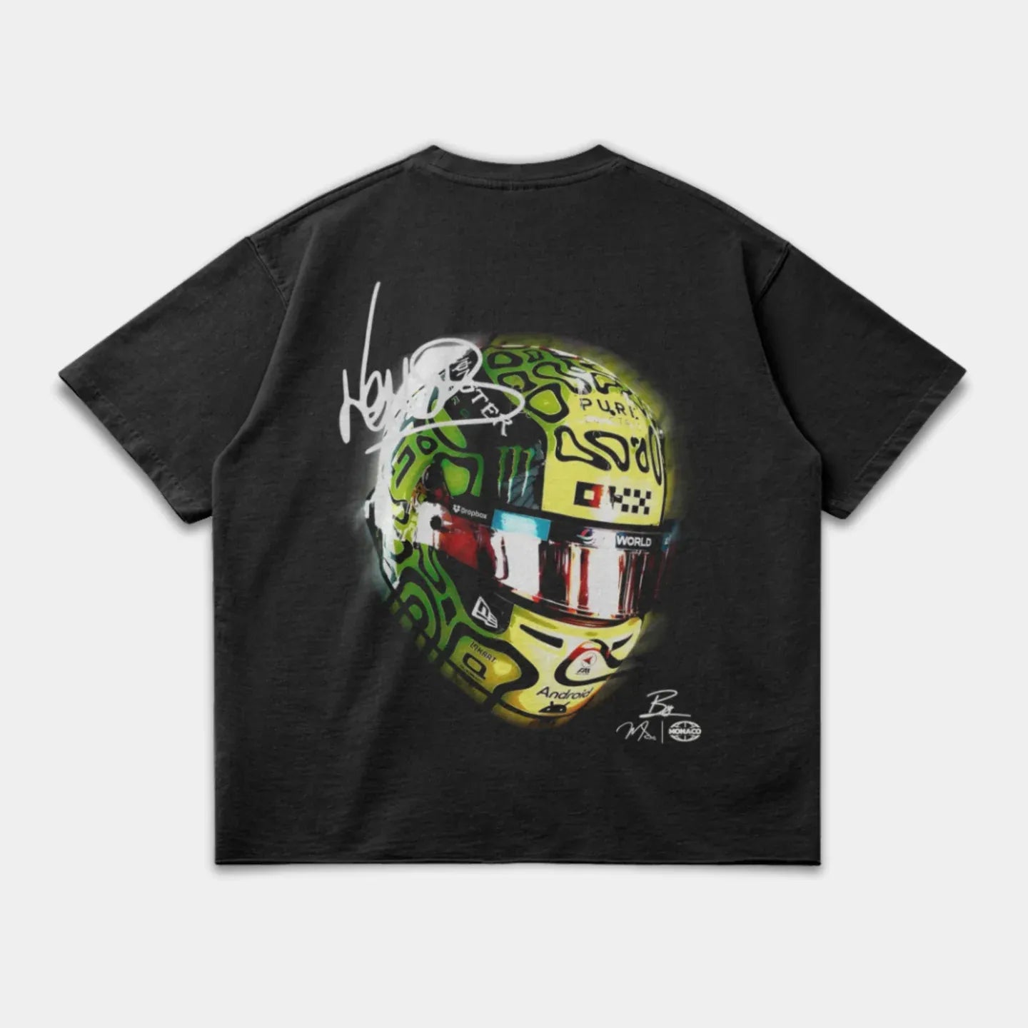 NORRIS HELMET TEE - DARK GRAY