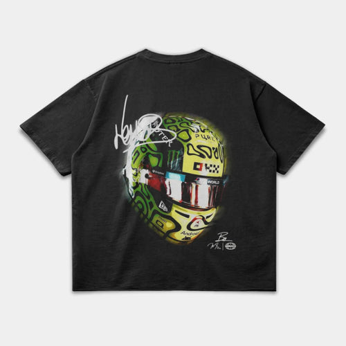 NORRIS HELMET TEE - DARK GRAY