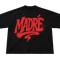 T-shirt carré - Noir/Rouge