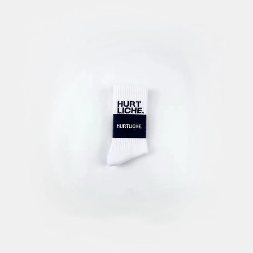 Hurtliche Socks - White & Black