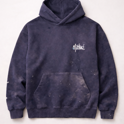 T.U.P. NAVY HOODIE