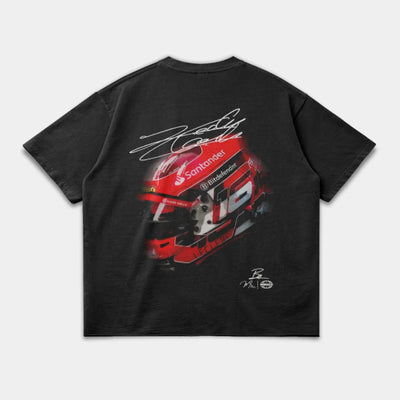 LECLERC HELMET TEE - FADED BLACK