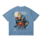 T-SHIRT DE COURSE VERSTAPPEN BLUR – GRIS FONCÉ
