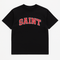T-shirt noir « Saint » à patch rouge