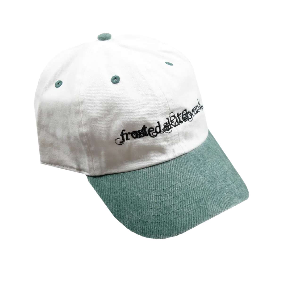 Frosted - Angel's Cap Green/White