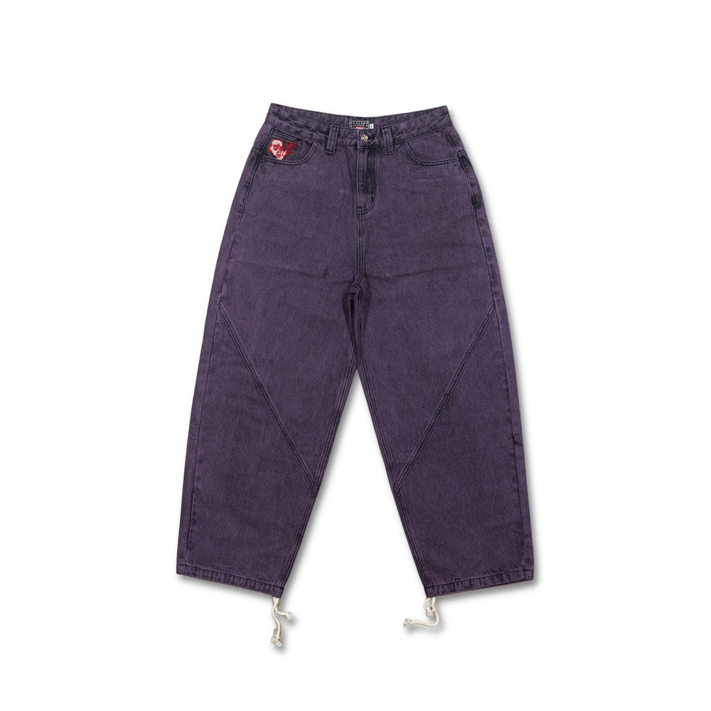 Pantalon en denim violet - GonePants