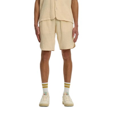 Short de villégiature SeerSucket - Crème