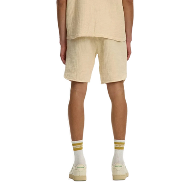 Short de villégiature SeerSucket - Crème