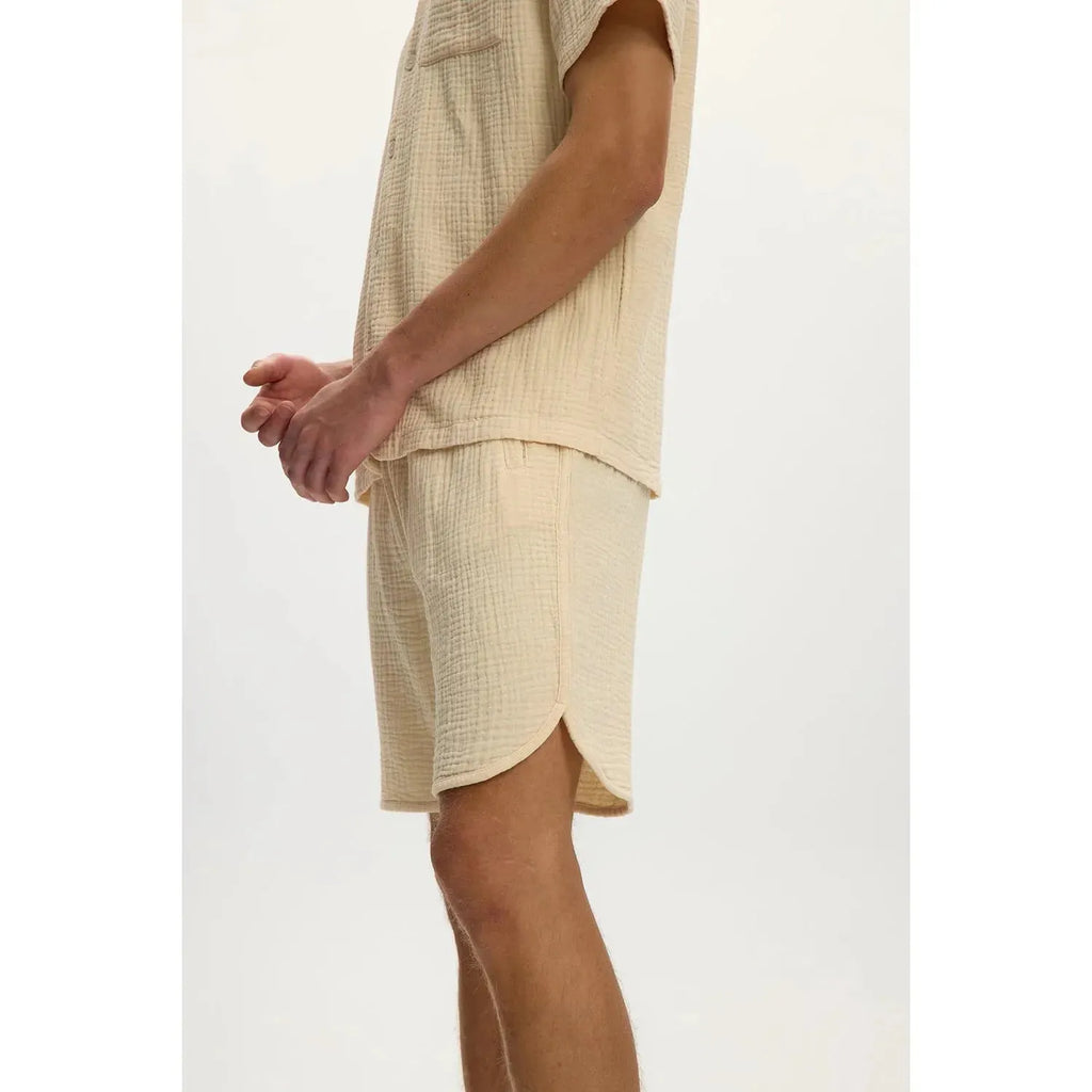Resort SeerSucket Shorts - Cream