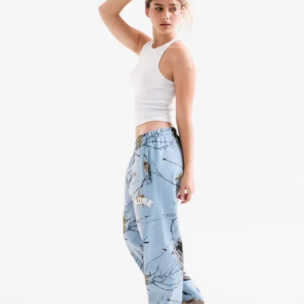 Heavyweight Camo Joggers - Glacier