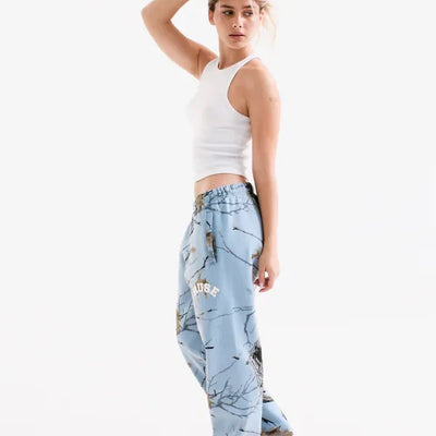 Heavyweight Camo Joggers - Glacier