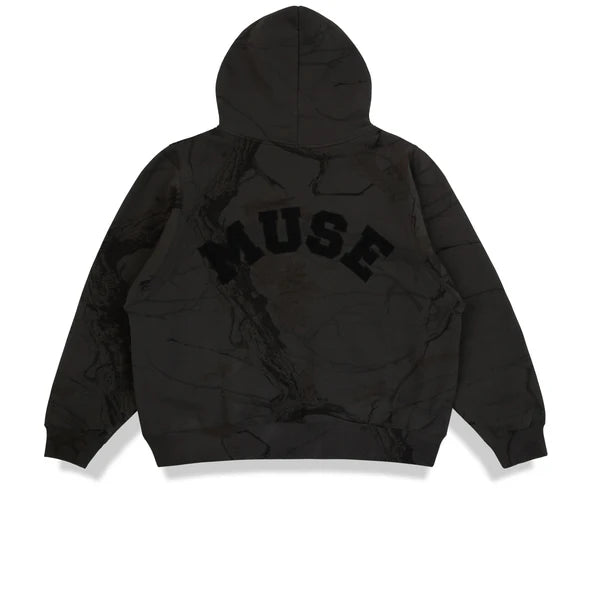 Heavyweight Camo Zip Up - Black Edition