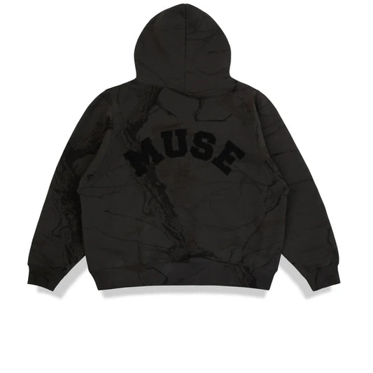 Heavyweight Camo Zip Up - Black Edition