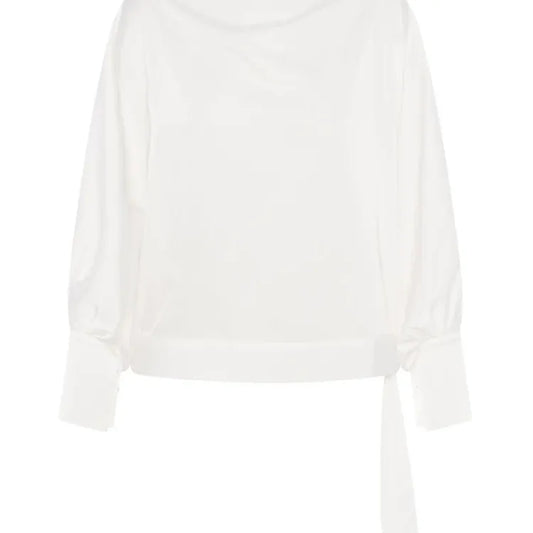 Blouse Satinée - Blanc