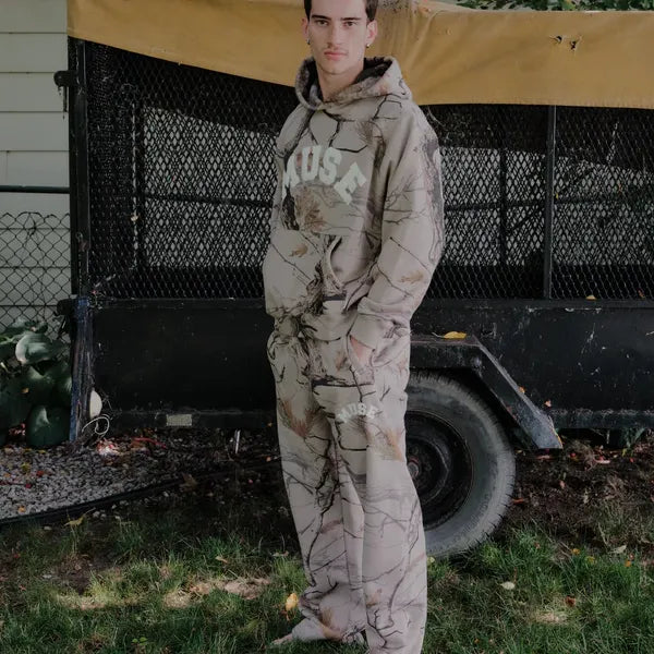 Heavyweight Camo Sweatpants - Canyon