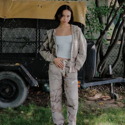 Heavyweight Camo Sweatpants - Canyon