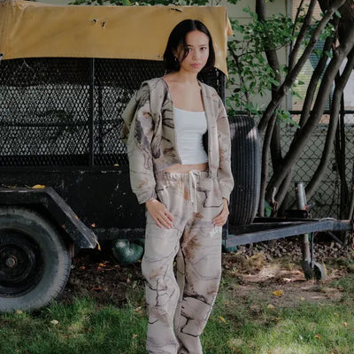 Heavyweight Camo Sweatpants - Canyon