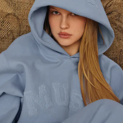 Heavyweight Chenille Hoodie - Blizzard