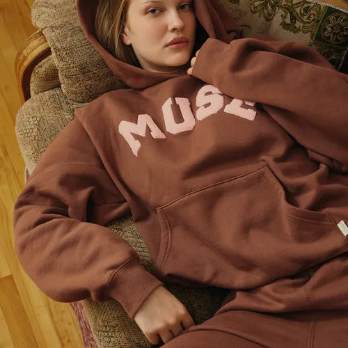 Heavyweight Chenille Hoodie - Sundae