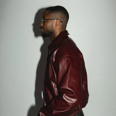 Leather Jacket Ego – Burgundy