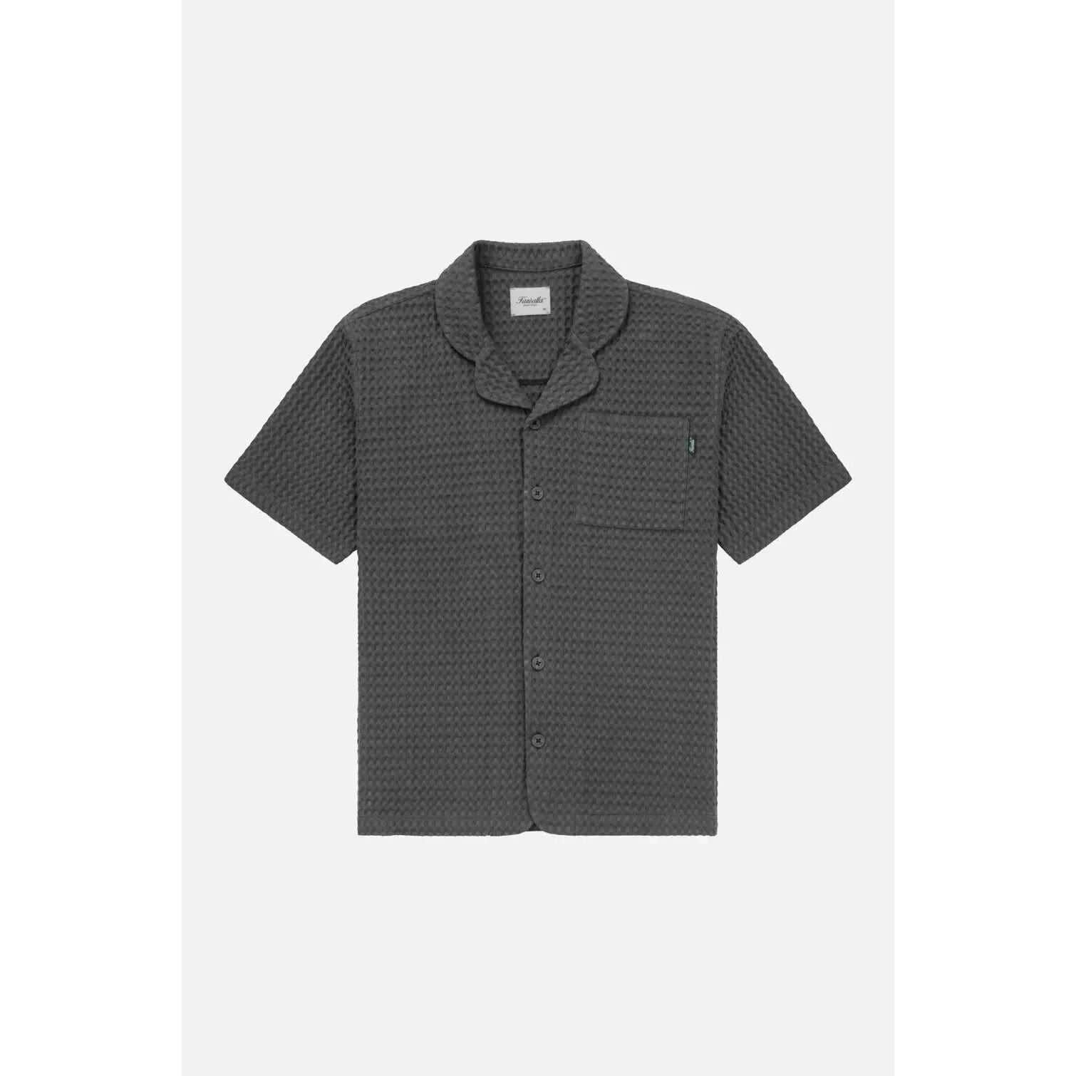 Heavy Waffle Shirt - Charcoal
