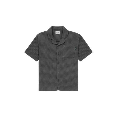 Heavy Waffle Shirt - Charcoal