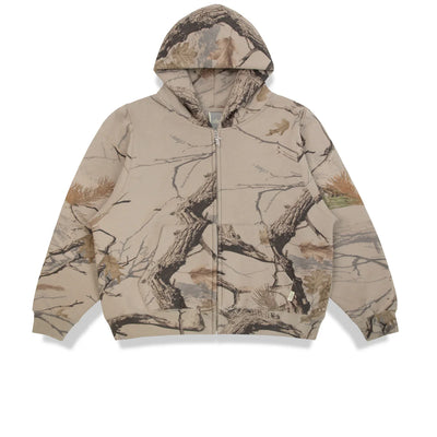 Heavyweight Camo Zip-Up - Canyon