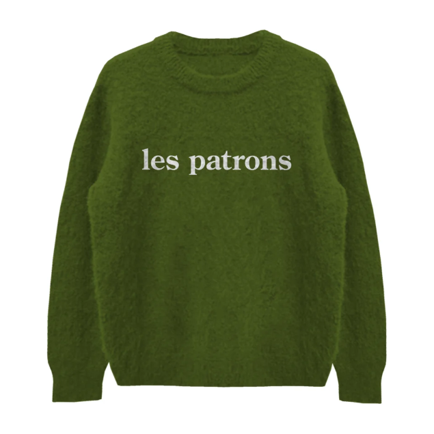 Kid Mohair Green Sweater