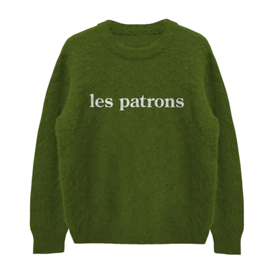 Kid Mohair Green Sweater
