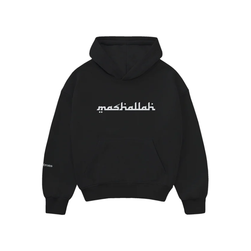 Mashallah Hoodie - Black & White