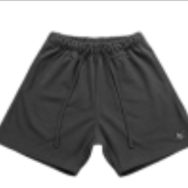 Dark Grey Terry Shorts - Saint Angel Logo