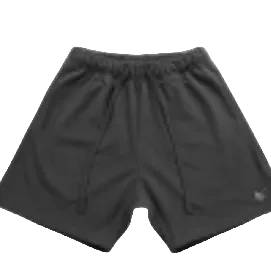 Dark Grey Terry Shorts - Saint Angel Logo