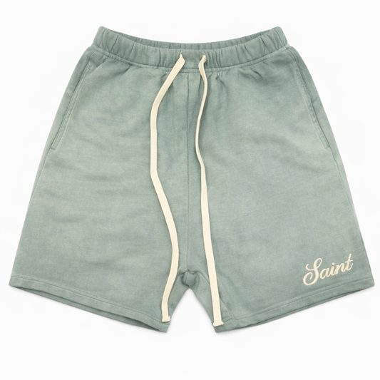 Saint Washed Shorts - Matcha Foam
