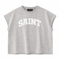 Saint Light Grey Tank Top - White Patch