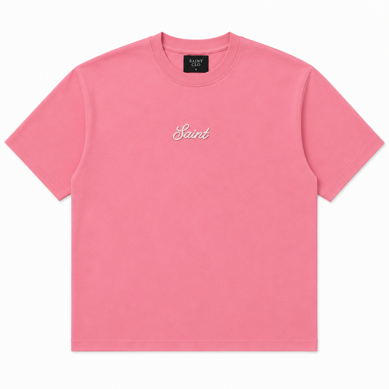 Saint Taffy Pink Tee - Logo Stitch